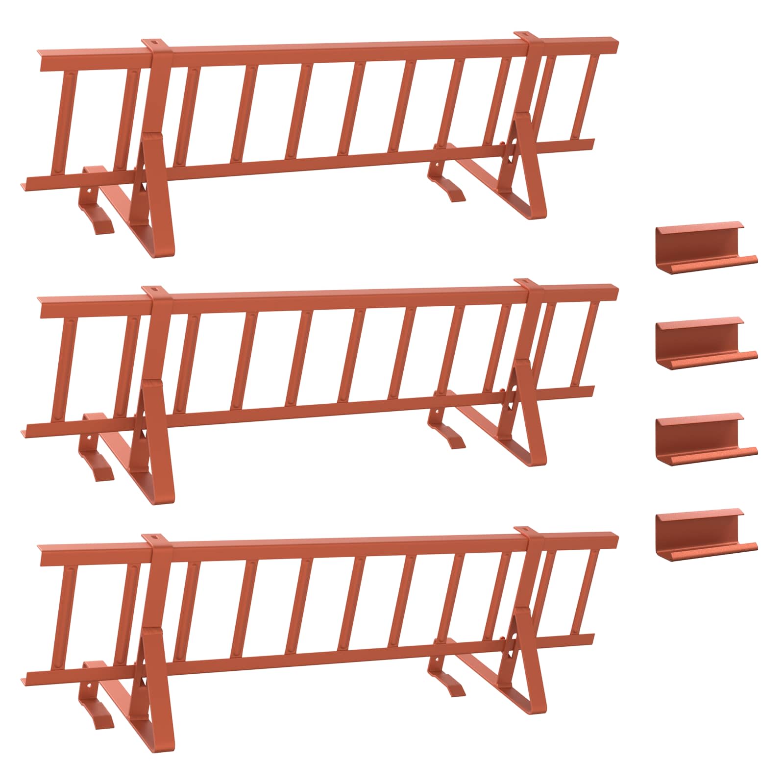 Dachschneeschild Anthrazit 100 x 29,5 x 34,5 cm Stahl