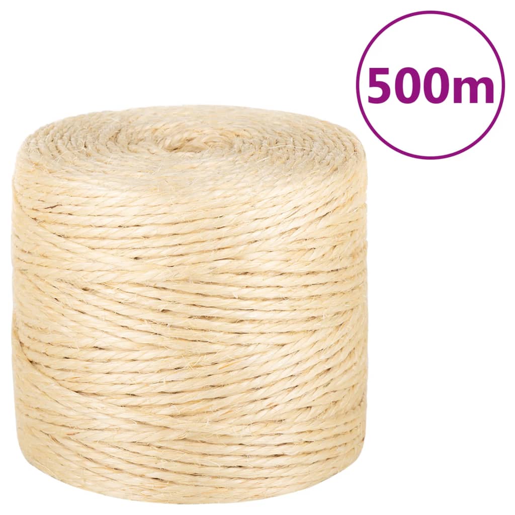 Seil 100% Sisal 6 mm 100 m