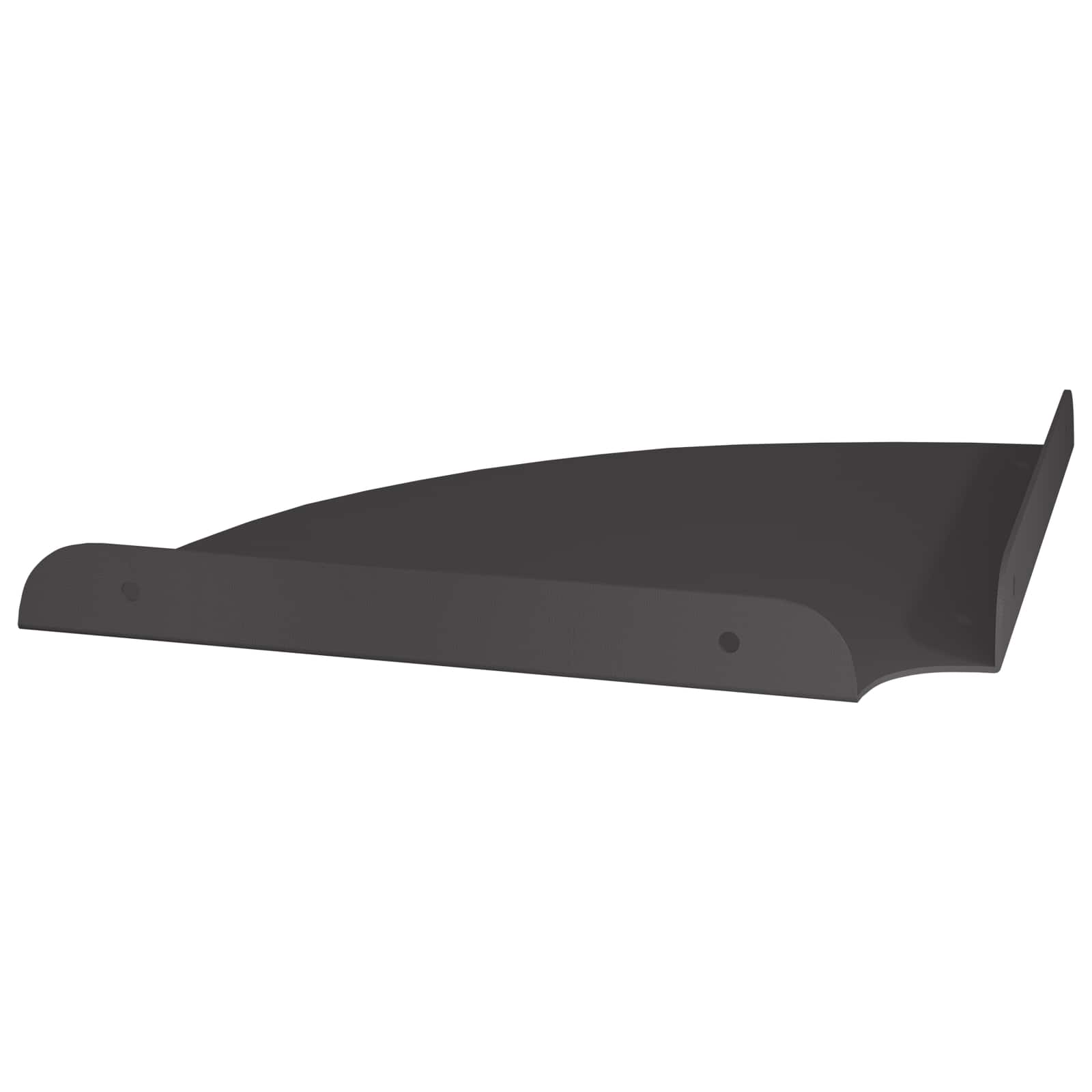 Schwebendes Regal mit Regal 2 pcs Schwarz 15 x 15 x 2 cm