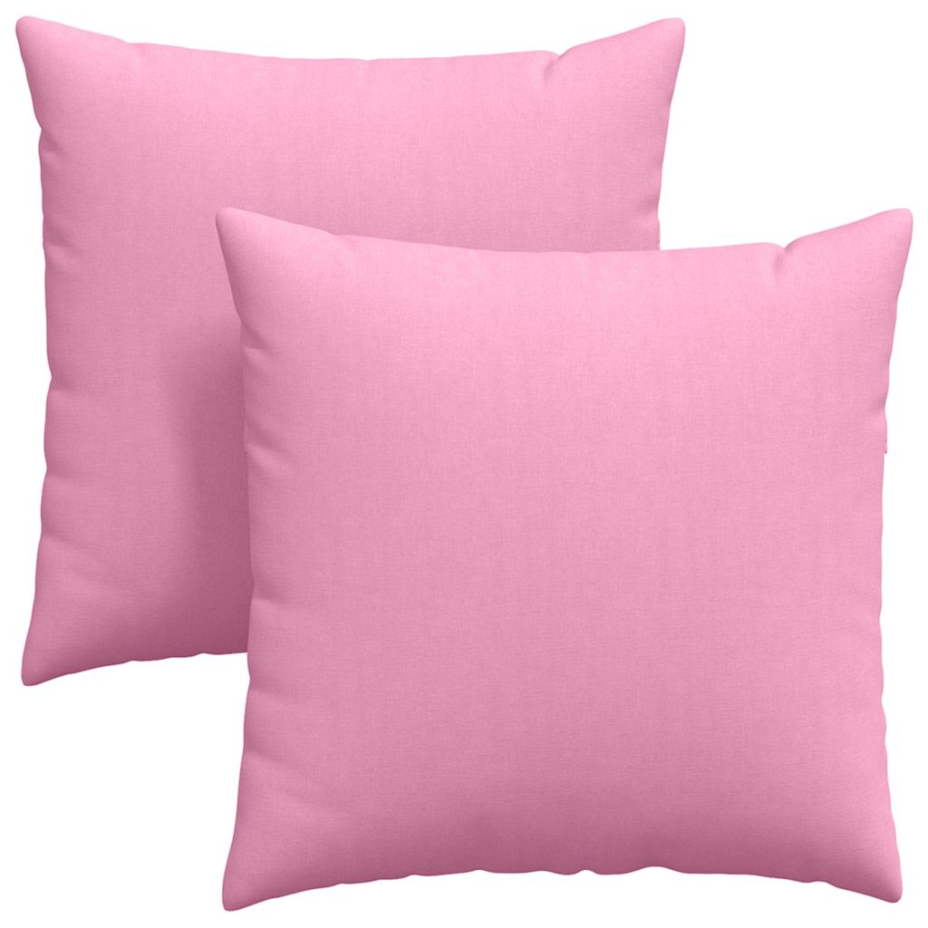 Sofakissen 2 pcs Hellgrau 50 x 30 cm Stoff