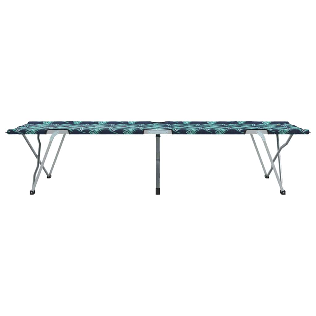 Klapp Schlafbett fürs Camping Blau 194 x 62,5 x 42,5 cm