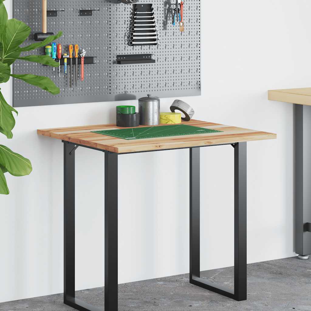 Schreibtischplatte Unbehandelt 60x50x2 cm Massivholz Akazie