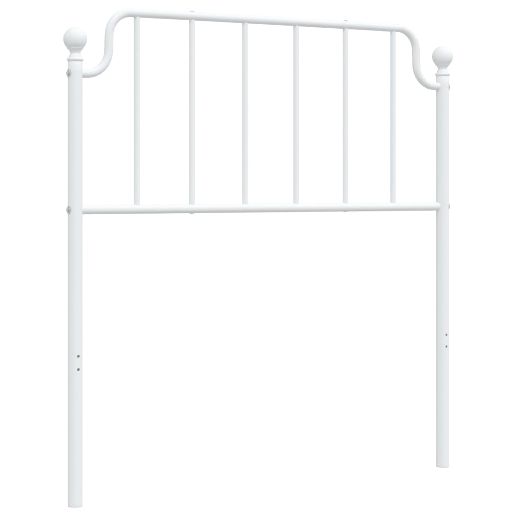 Ersatz-Kopfteil Metall Schwarz 135 cm