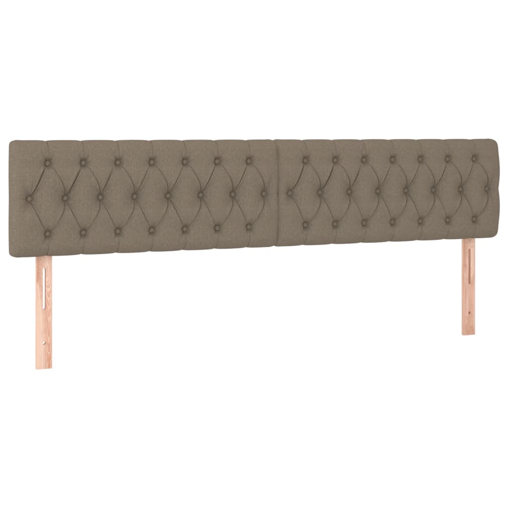 Kopfteil Hellgrau 80x7x118/128 cm Stoff