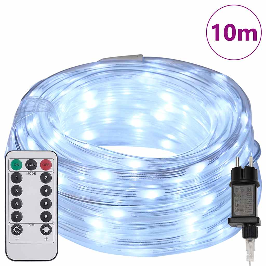 Lichtseil mit 120 LEDs Warmes Weiß 5 m PVC