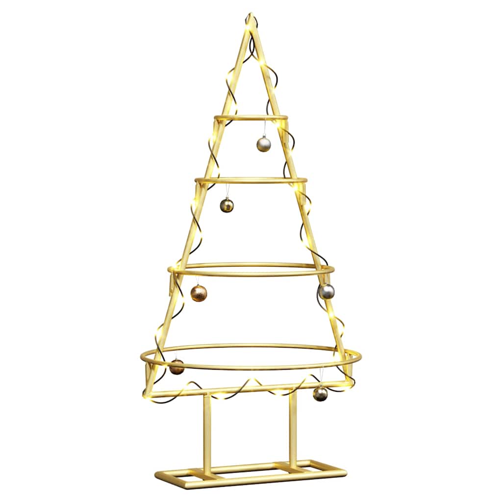 Metall-Weihnachtsbaum Deko Schwarz 60 cm