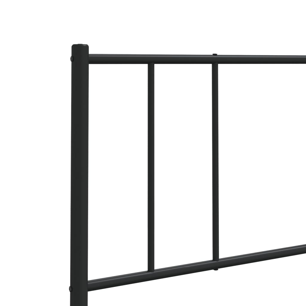 Ersatz-Kopfteil Metall Schwarz 80 cm