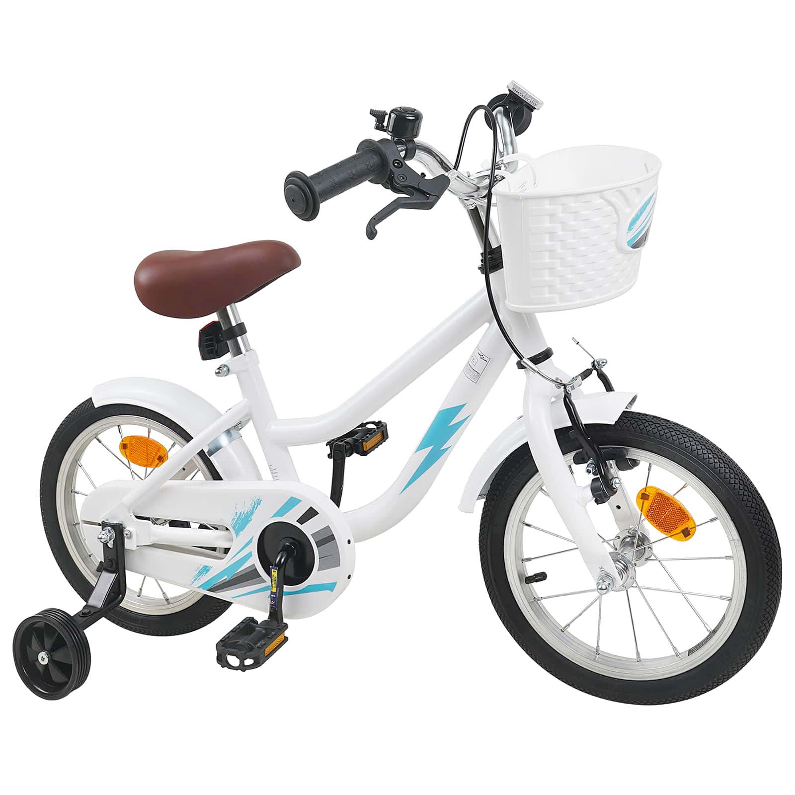 Kinderfahrrad 12 Zoll für 2-4 Jahre alt Hellrosa