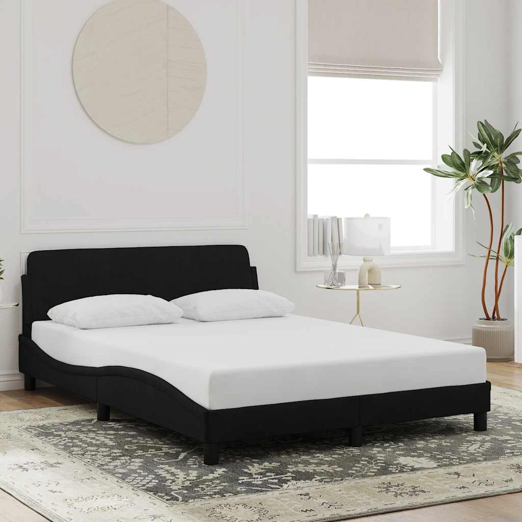 Bettgestell "Dover" Hellgrau 80x200 cm Samt