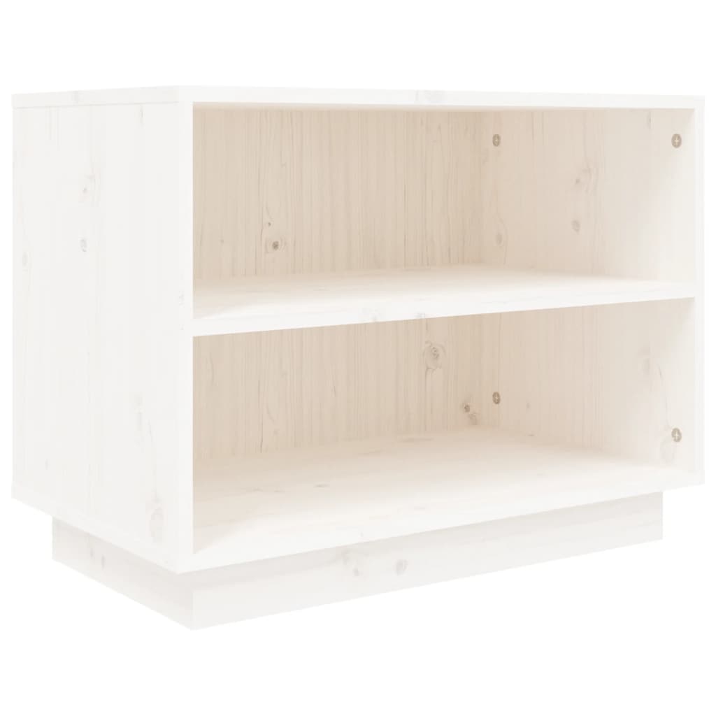 Schuhregal 60x34x45 cm Massivholz Kiefer