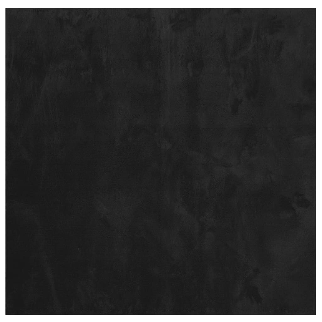 Teppich HUARTE Kurzflor Weich und Waschbar Anthrazit 60x110 cm