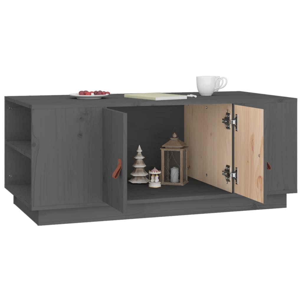 Couchtisch 100x50x41 cm Massivholz Kiefer