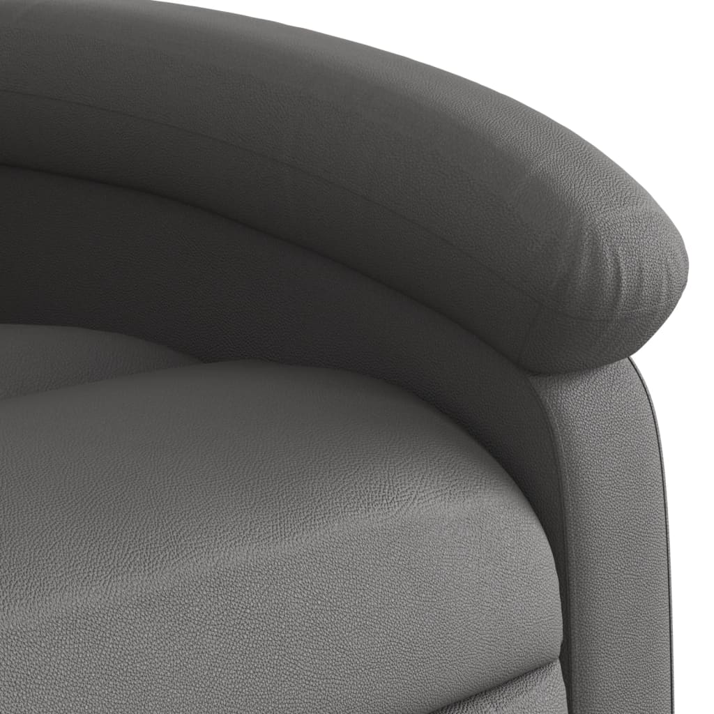 Relaxsessel Echtleder Schwarz