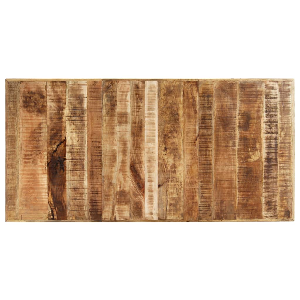 Esstisch Massivholz Mango und Stahlgestell 180 cm