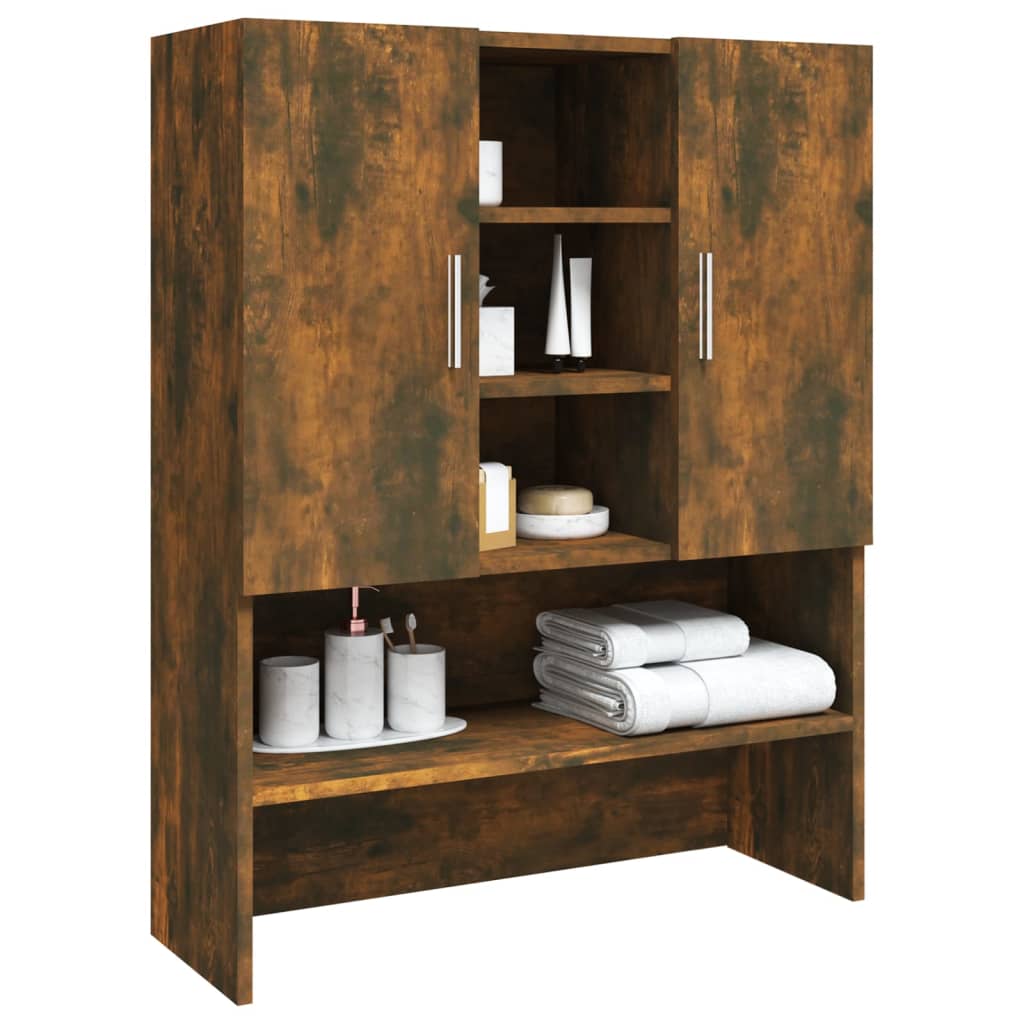 Waschmaschinenschrank Weiß 70,5x25,5x90 cm