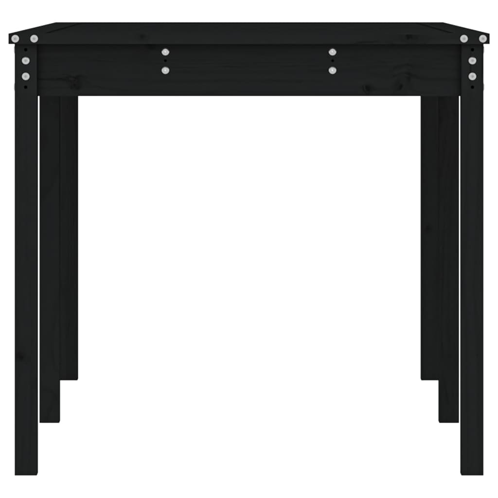 Gartentisch 82,5x82,5x76 cm Massivholz Kiefer