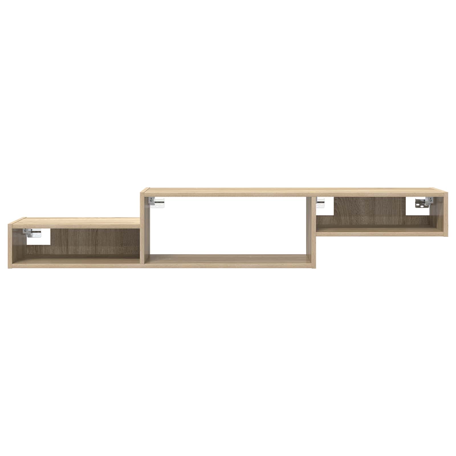 Wandmontierter TV-Schrank Wandhalterung Weiß 150 x 28 x 26 cm