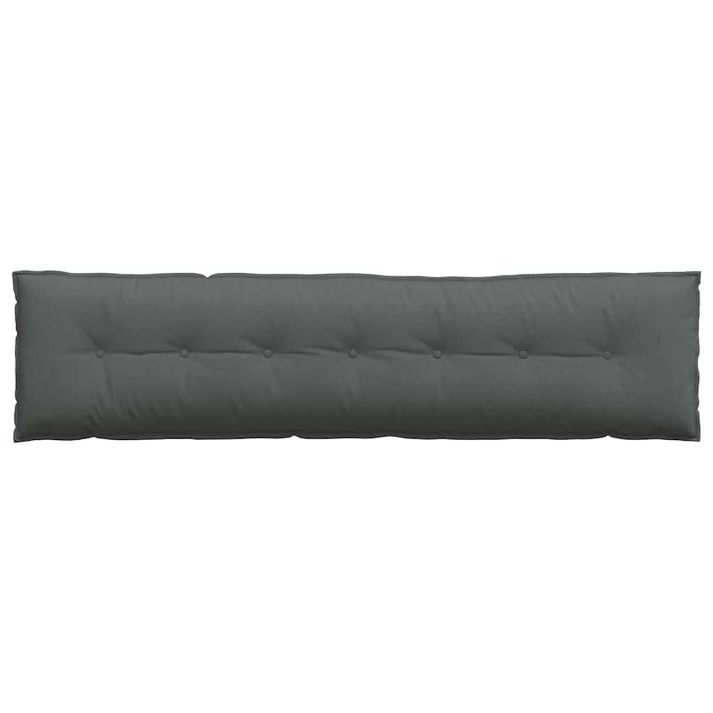Rückenkissen Hellgrau 50 x 19 x 45 cm Stoff