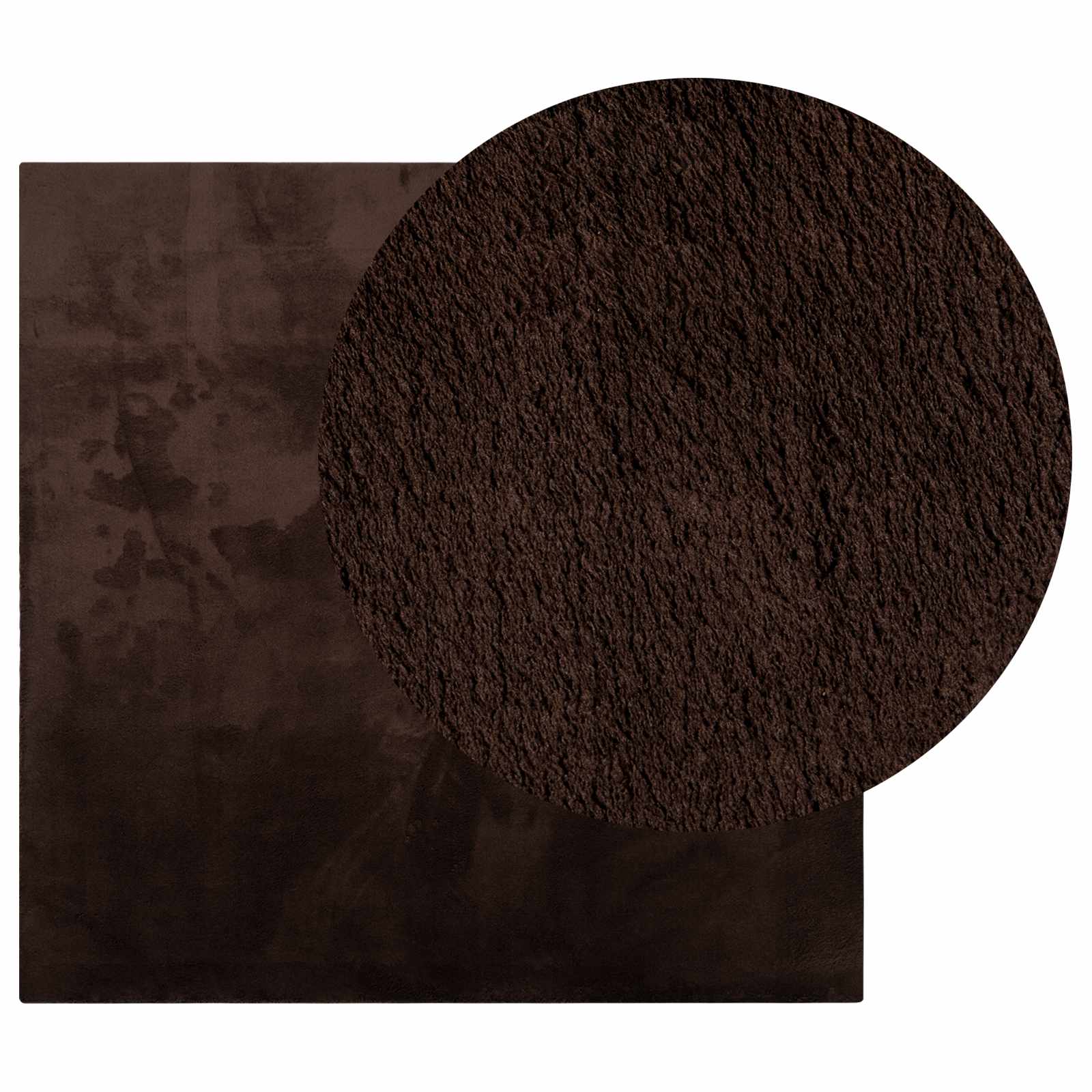 Teppich HUARTE Kurzflor Weich und Waschbar Anthrazit 60x110 cm