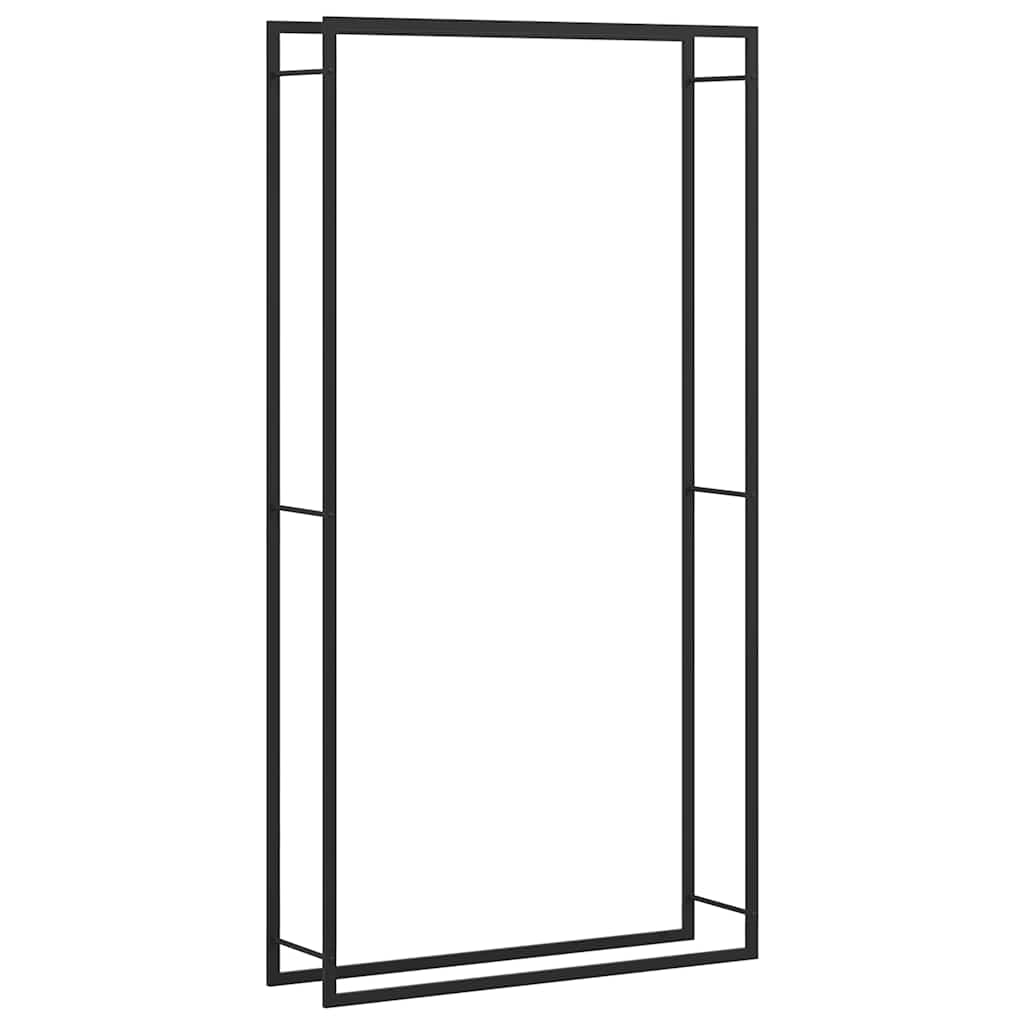 Brennholzregal 50x28x94 cm Edelstahl