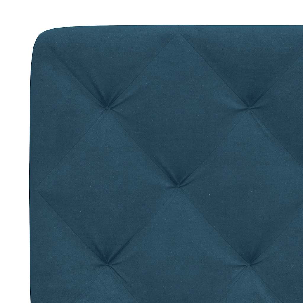 Bett mit Matratze Hellgrau 80x200 cm Samt