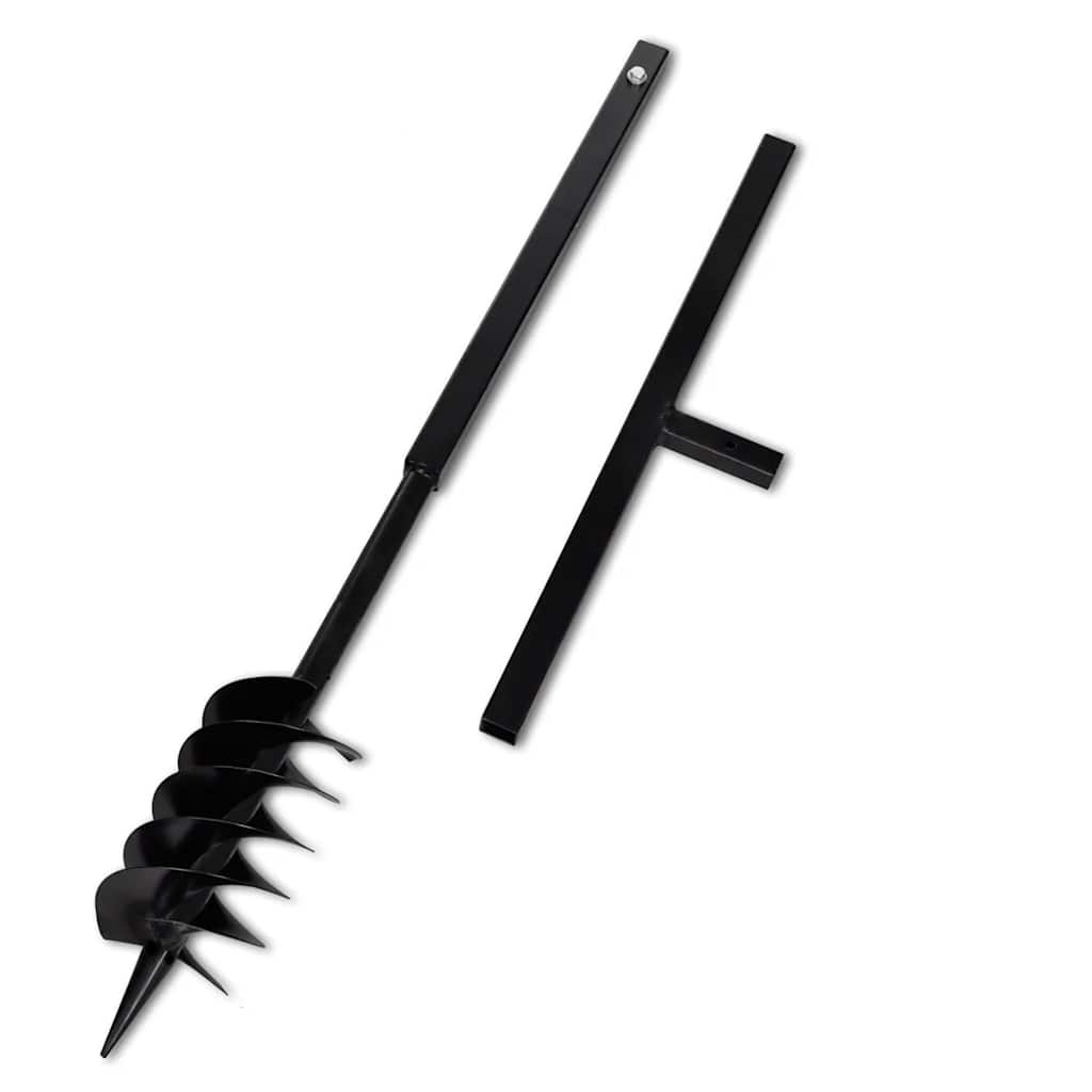 Erdbohrer mit Griff 100 mm Verlängerungsrohr 9 m