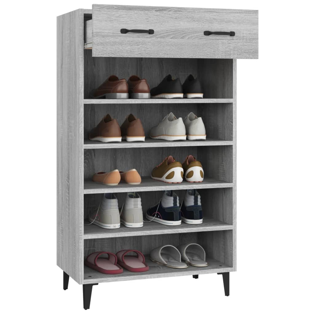 Schuhschrank Weiß 60x35x105 cm Holzwerkstoff