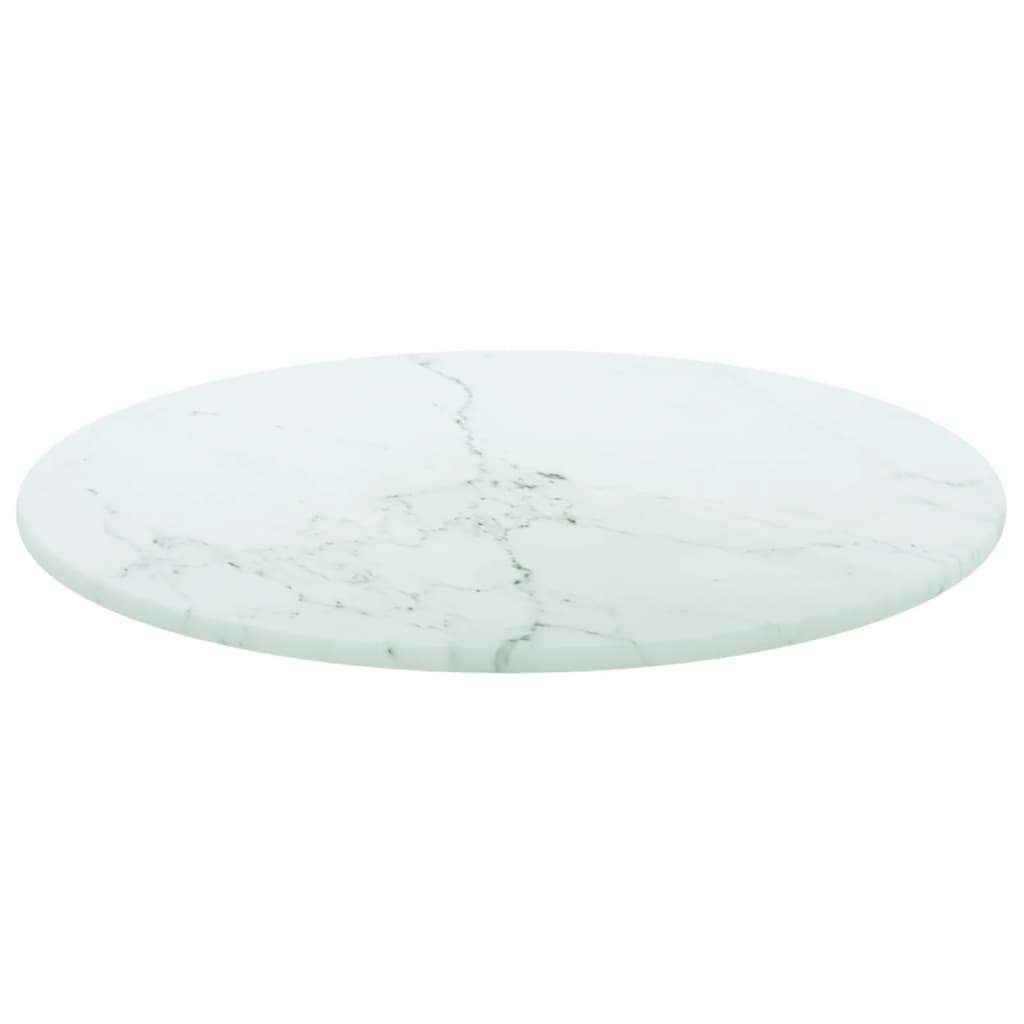 Tischplatte aus gehärtetem Glas quadratisch 700x700 mm