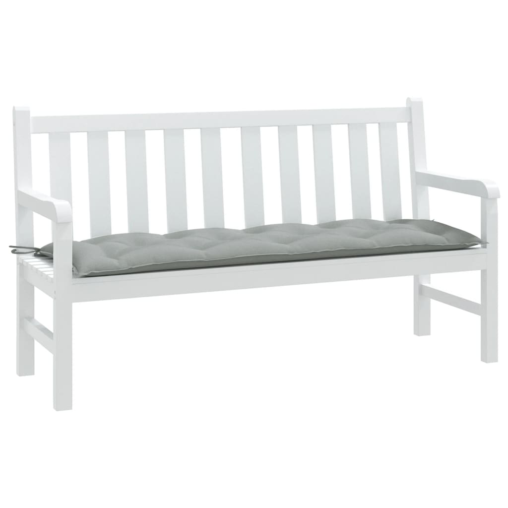 Gartenbank-Auflage Melange Anthrazit 100x50x7 cm Stoff