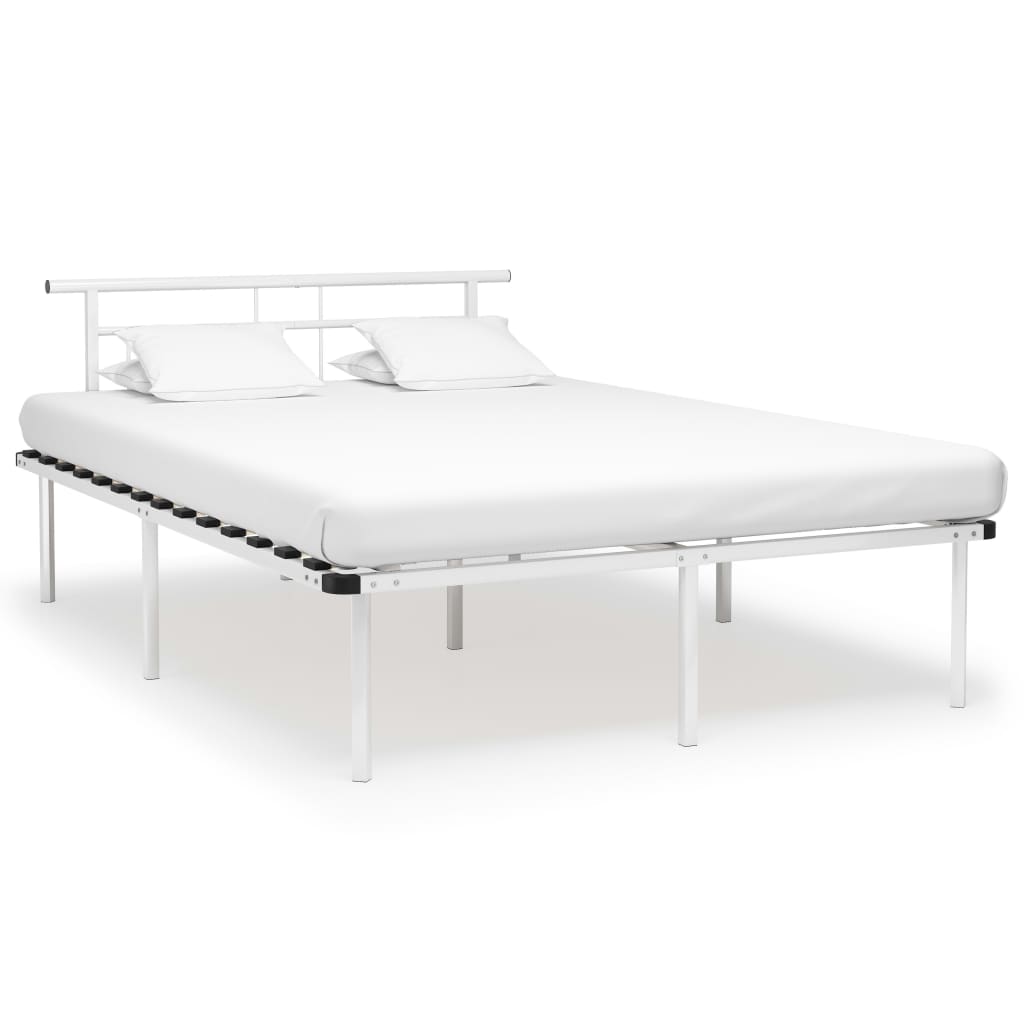 Bettgestell Grau Metall 90x200 cm