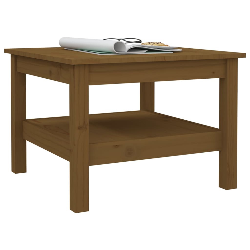 Couchtisch 45 x 45 x 40 cm Massivholz Kiefer