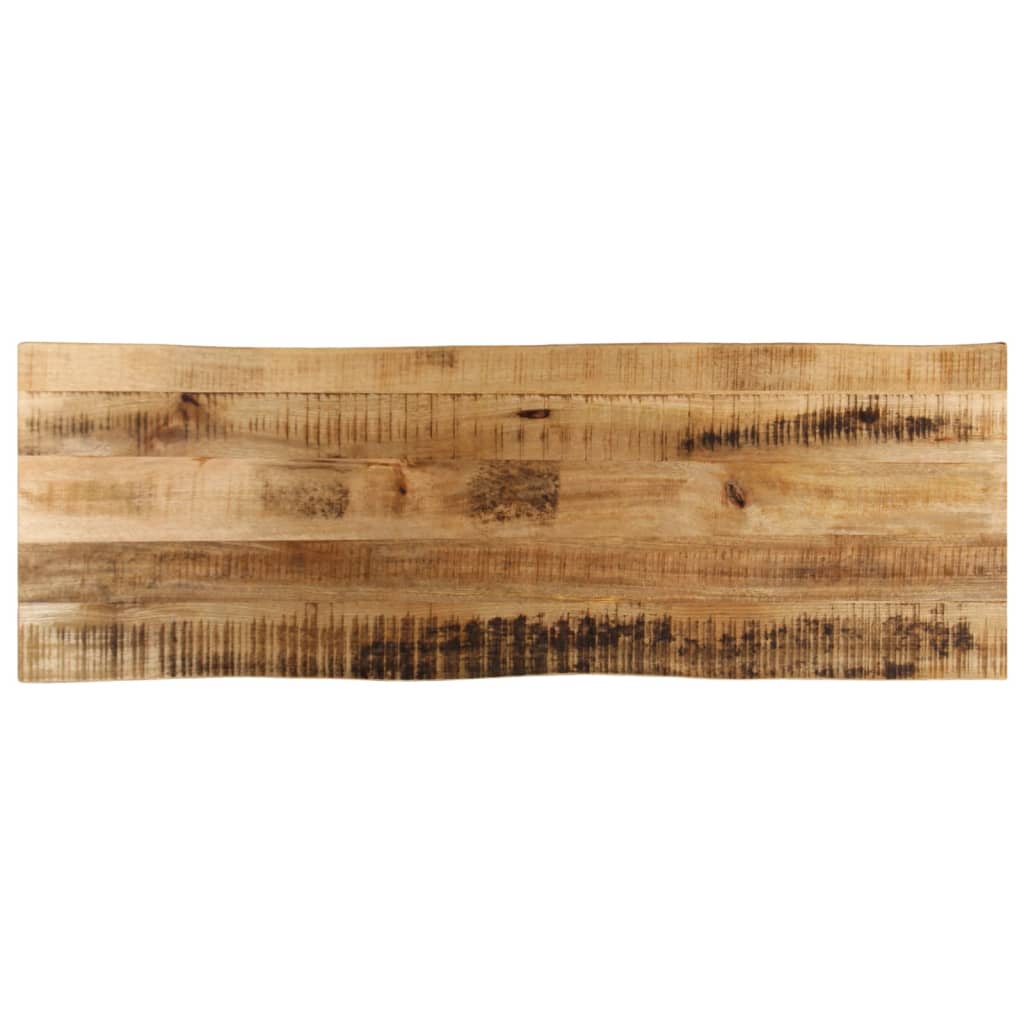 Tischplatte 40x40x2,5 cm Rechteckig Massivholz Akazie Baumkante