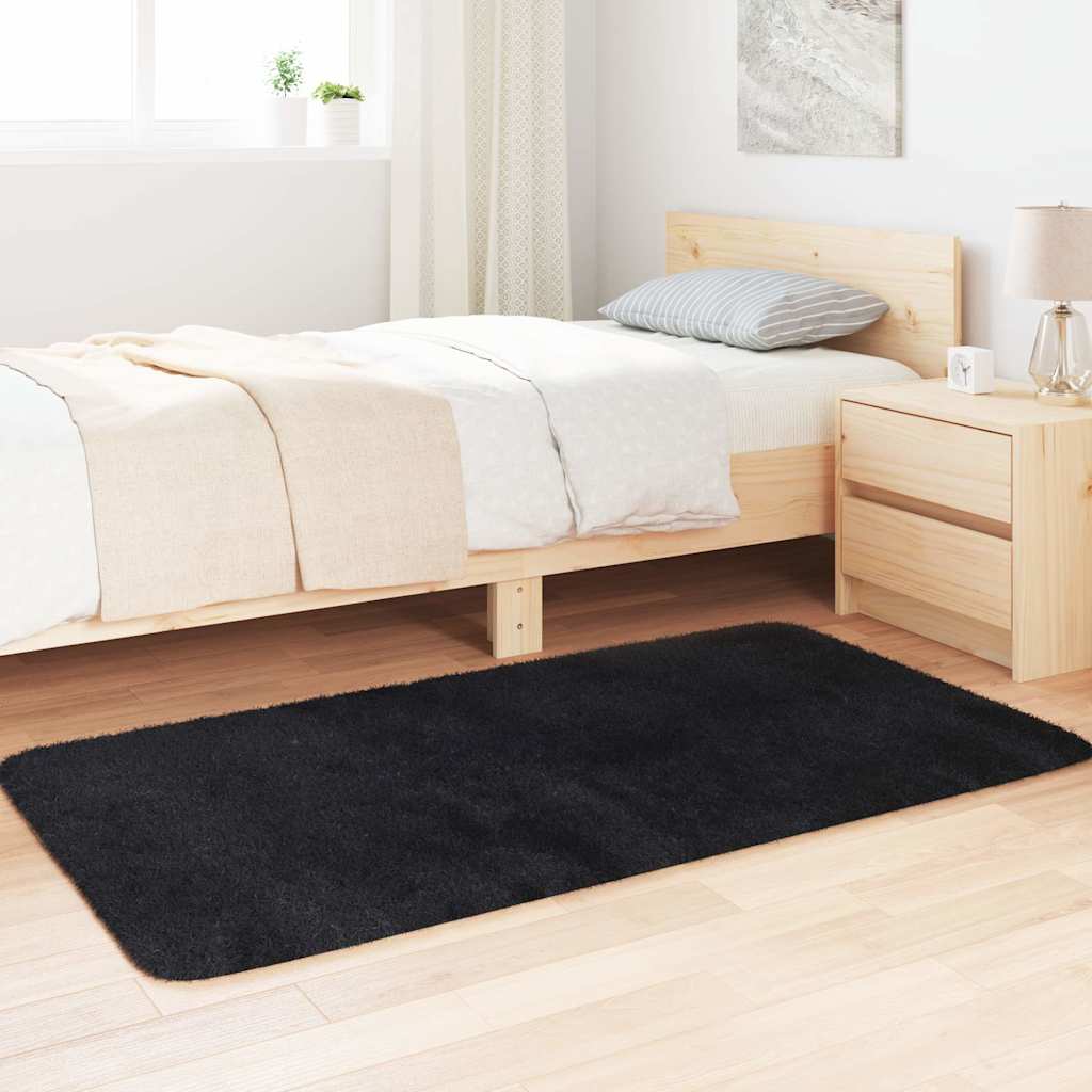 Teppich Shaggy Hochflor NAVARRA Beige 60x100 cm Polyester