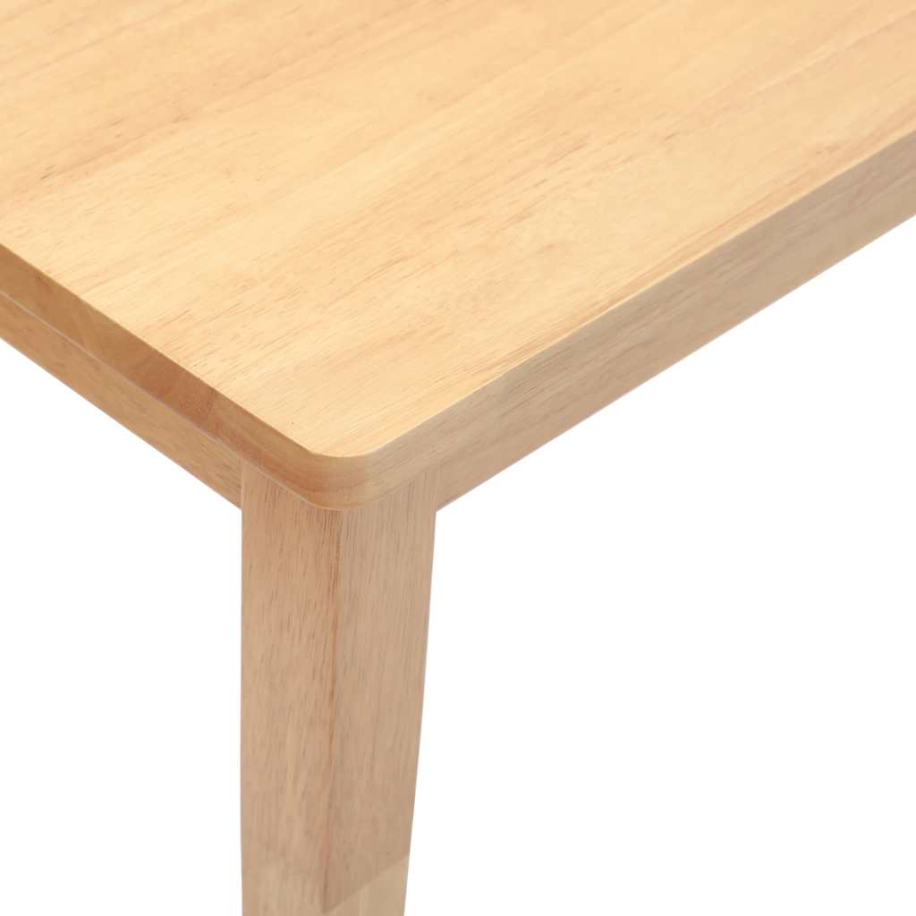 Bank 90 cm Braun Massivholz Gummibaum