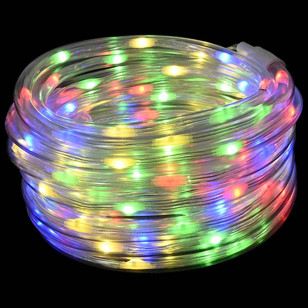 Lichtseil mit 120 LEDs Warmes Weiß 5 m PVC