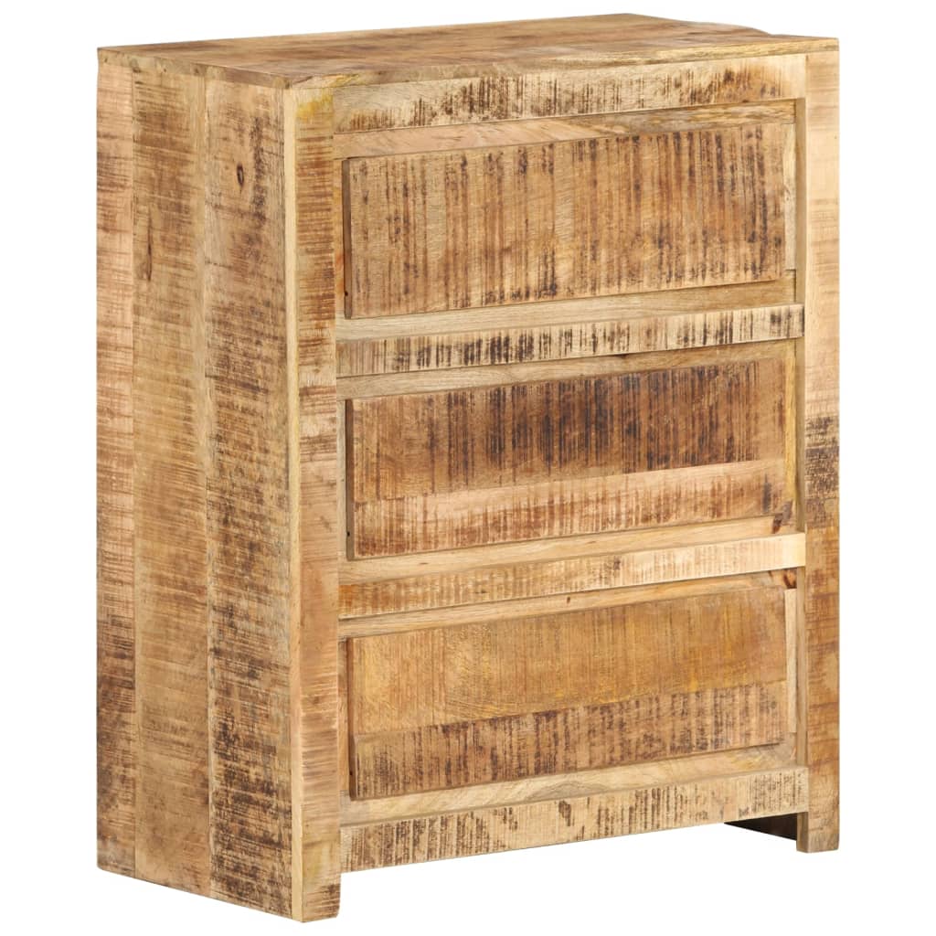 Schubladenschrank 60x33x75 cm Massivholz Akazie