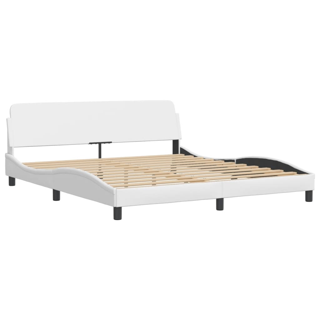 Bett mit Matratze "Dover" Schwarz 80x200 cm Kunstleder