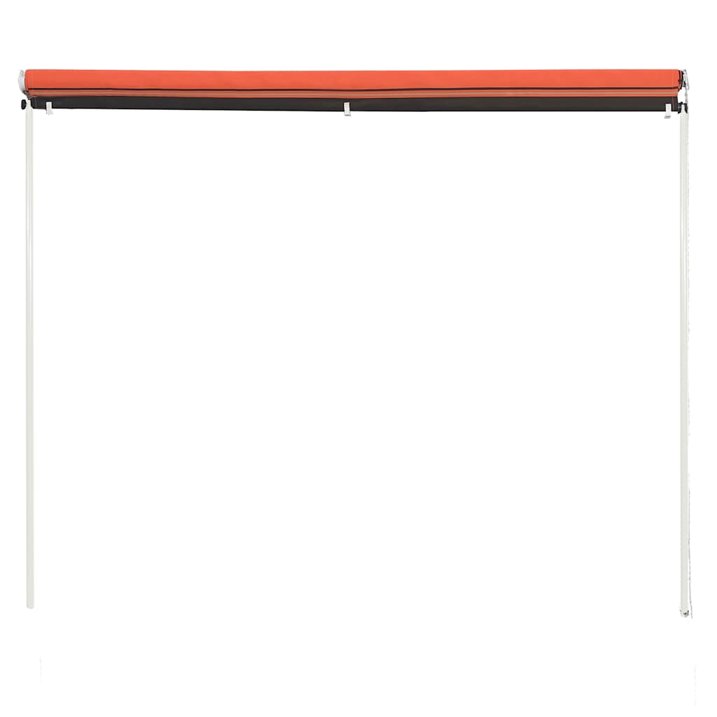 Einziehbare Markise 150×150 cm Blau und Weiß
