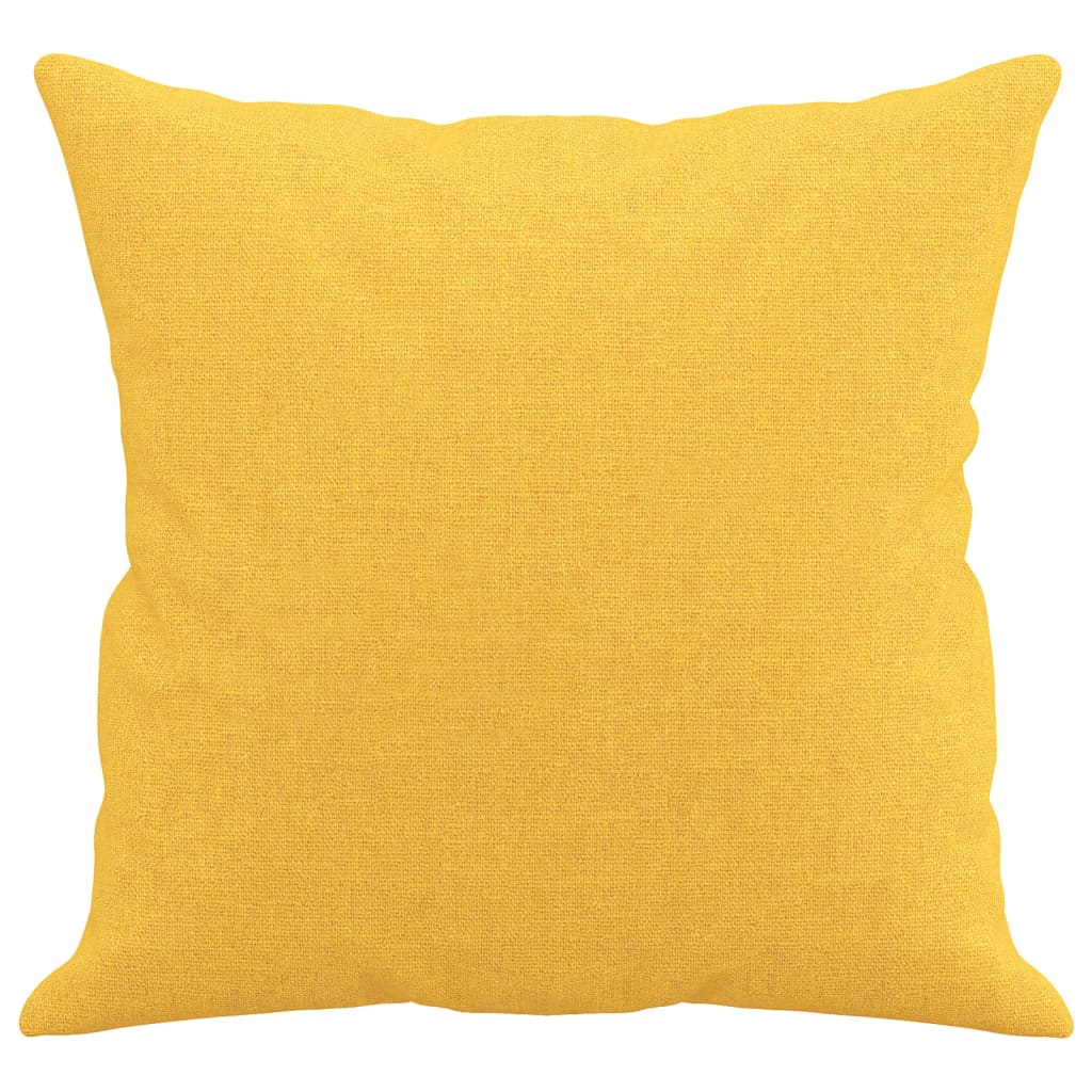 Zierkissen 2 Stk. Hellgrau 40x40 cm Stoff