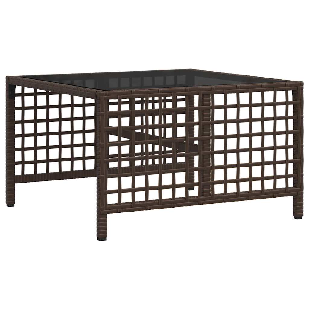 3-teiliges Ecksofa-Set für den Garten mit Kissen, grau, Polyrattan