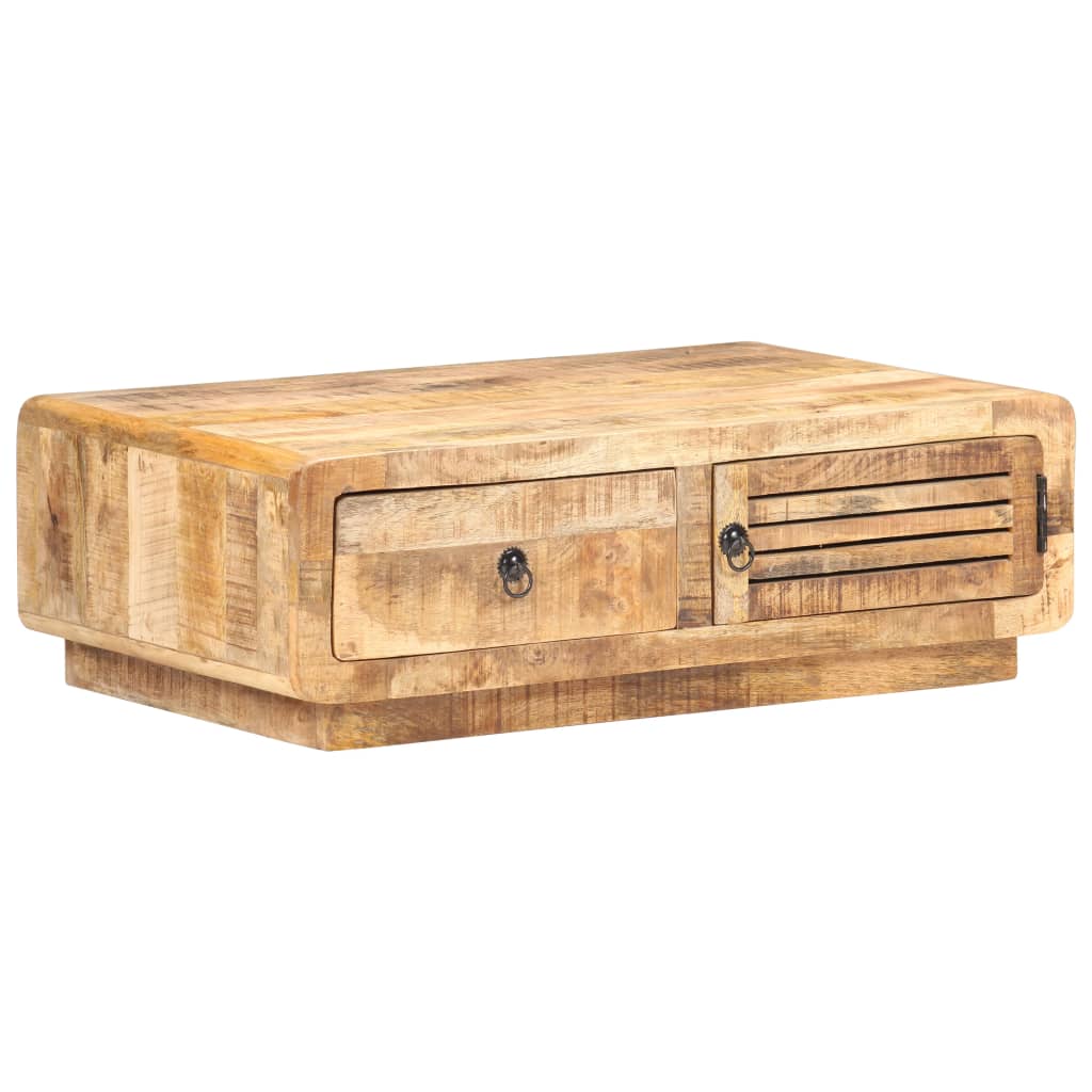 Couchtisch 89x55x29 cm Altholz Massiv