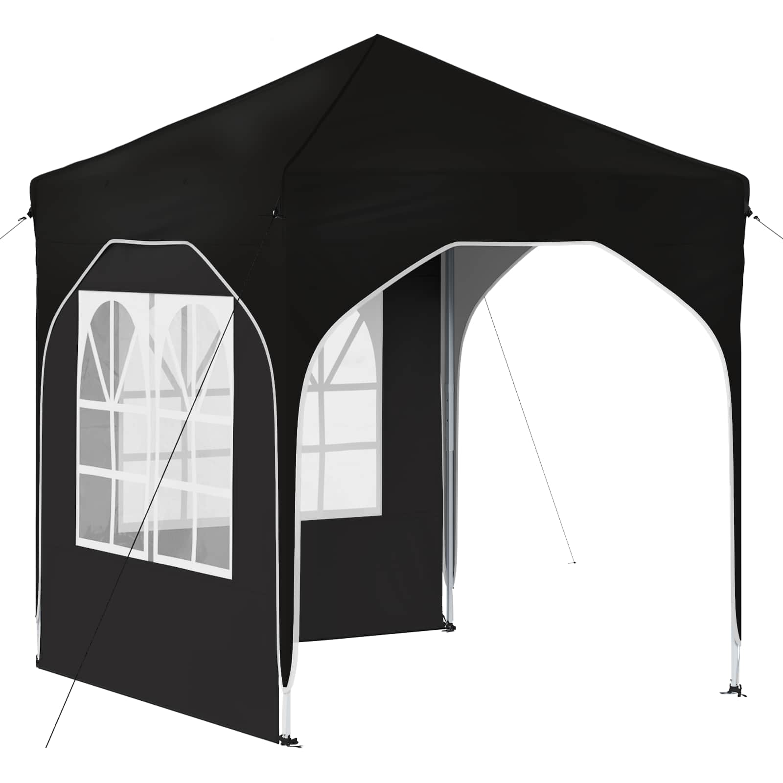 Pop-up Partyzelt 194 x 194 x 245 cm Creme