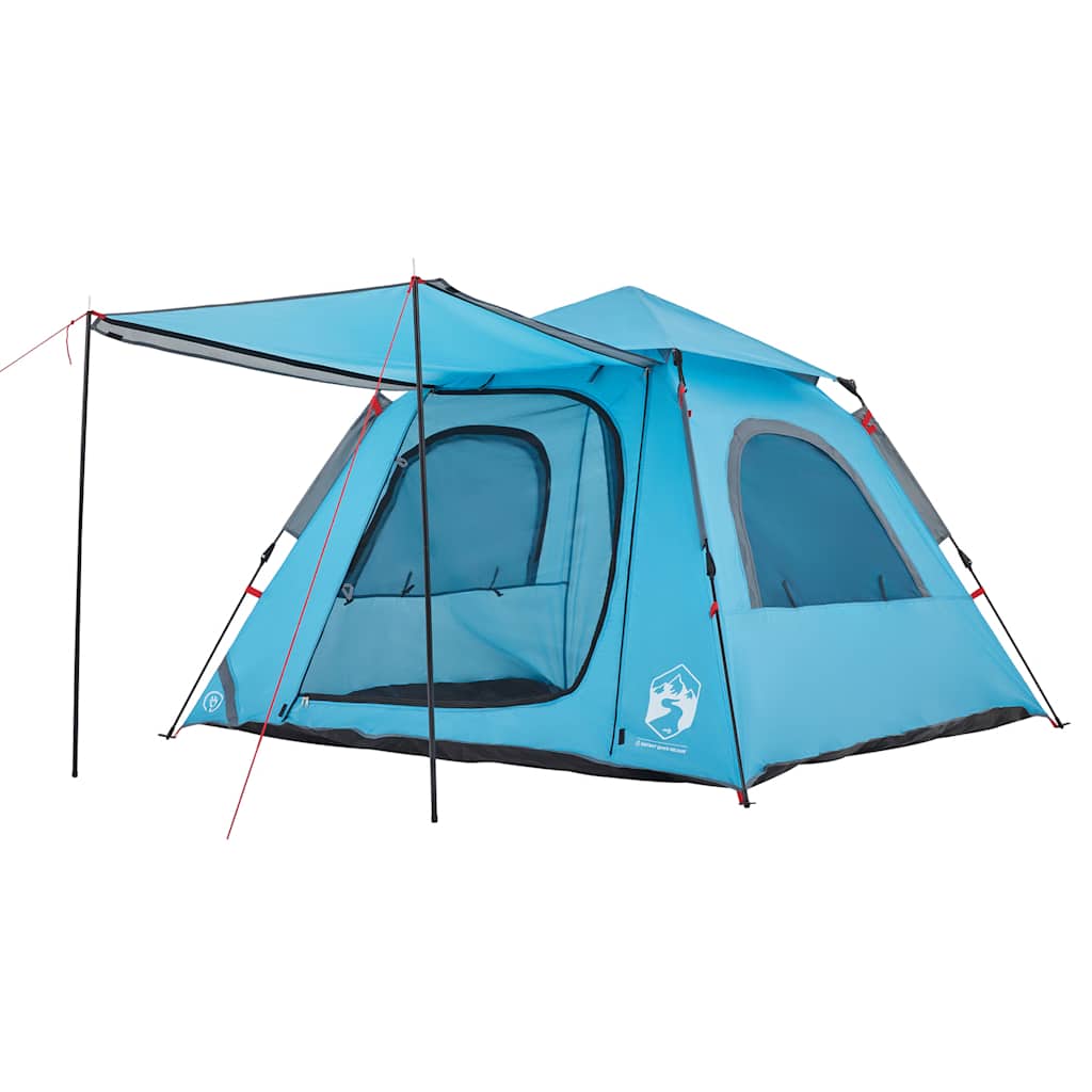 Kuppel-Campingzelt 4 Personen Grün Quick Release