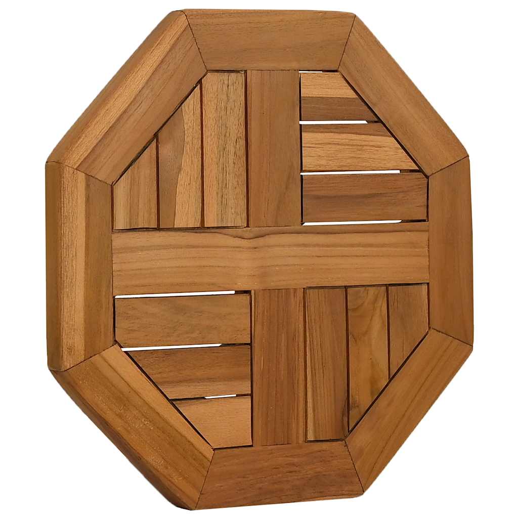 Tischplatte Massivholz Teak Rund 2,5 cm 40 cm