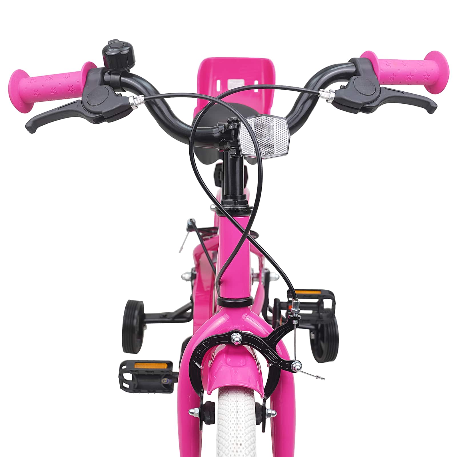 Kinderfahrrad 12 Zoll für 2-4 Jahre alt Hellrosa
