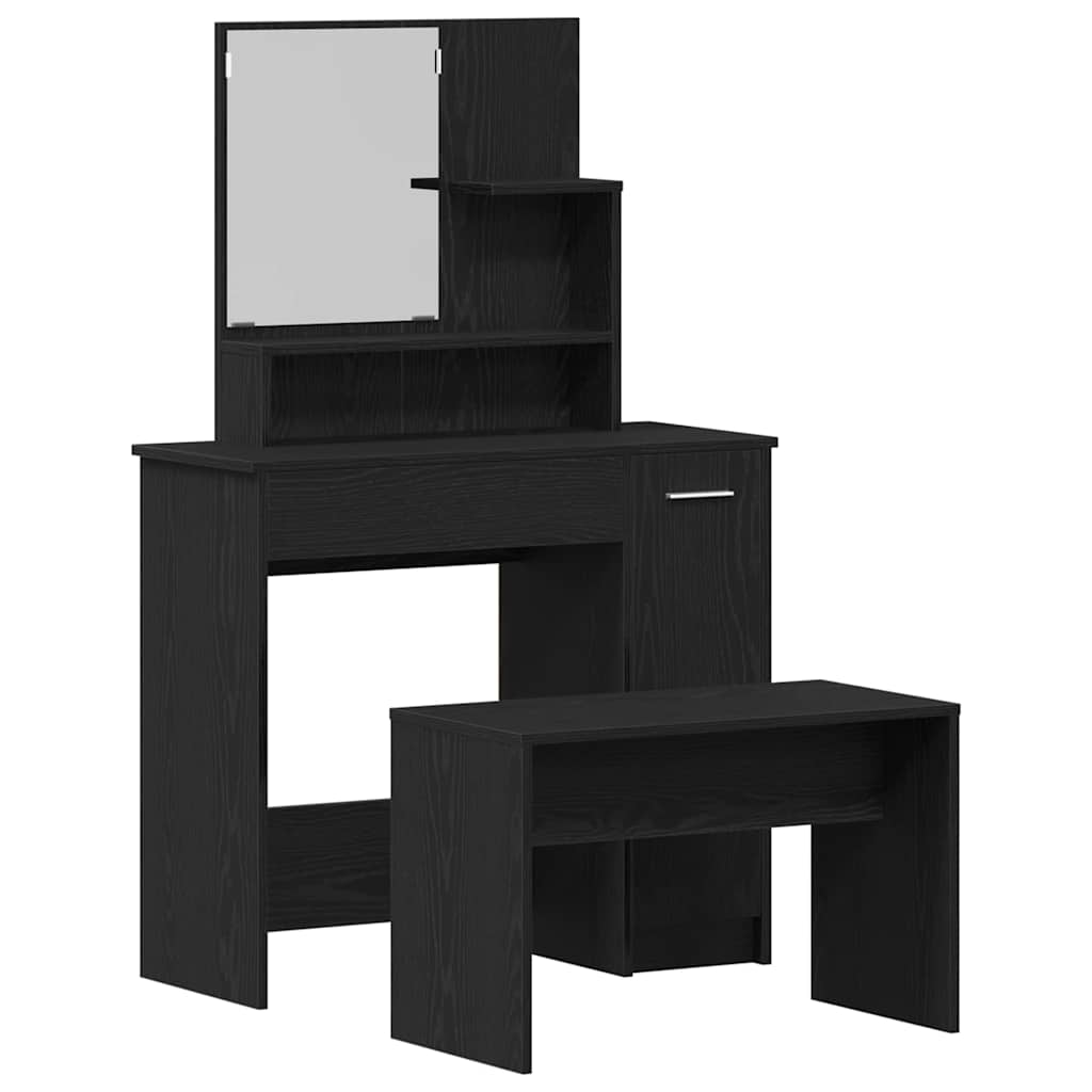 Schminktisch-Set Weiß 86,5x35x136 cm