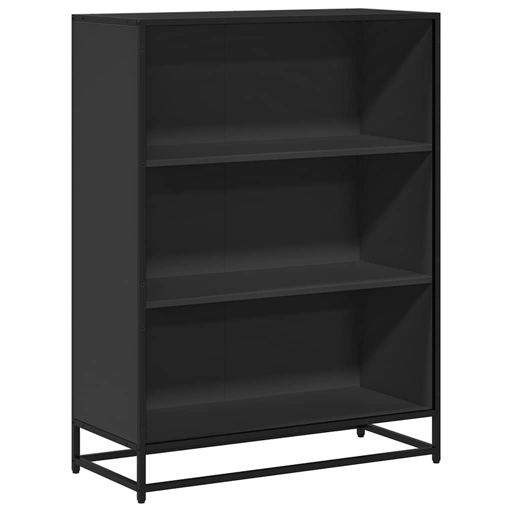Bücherregal Schwarz 60x35x139 cm Holzwerkstoff