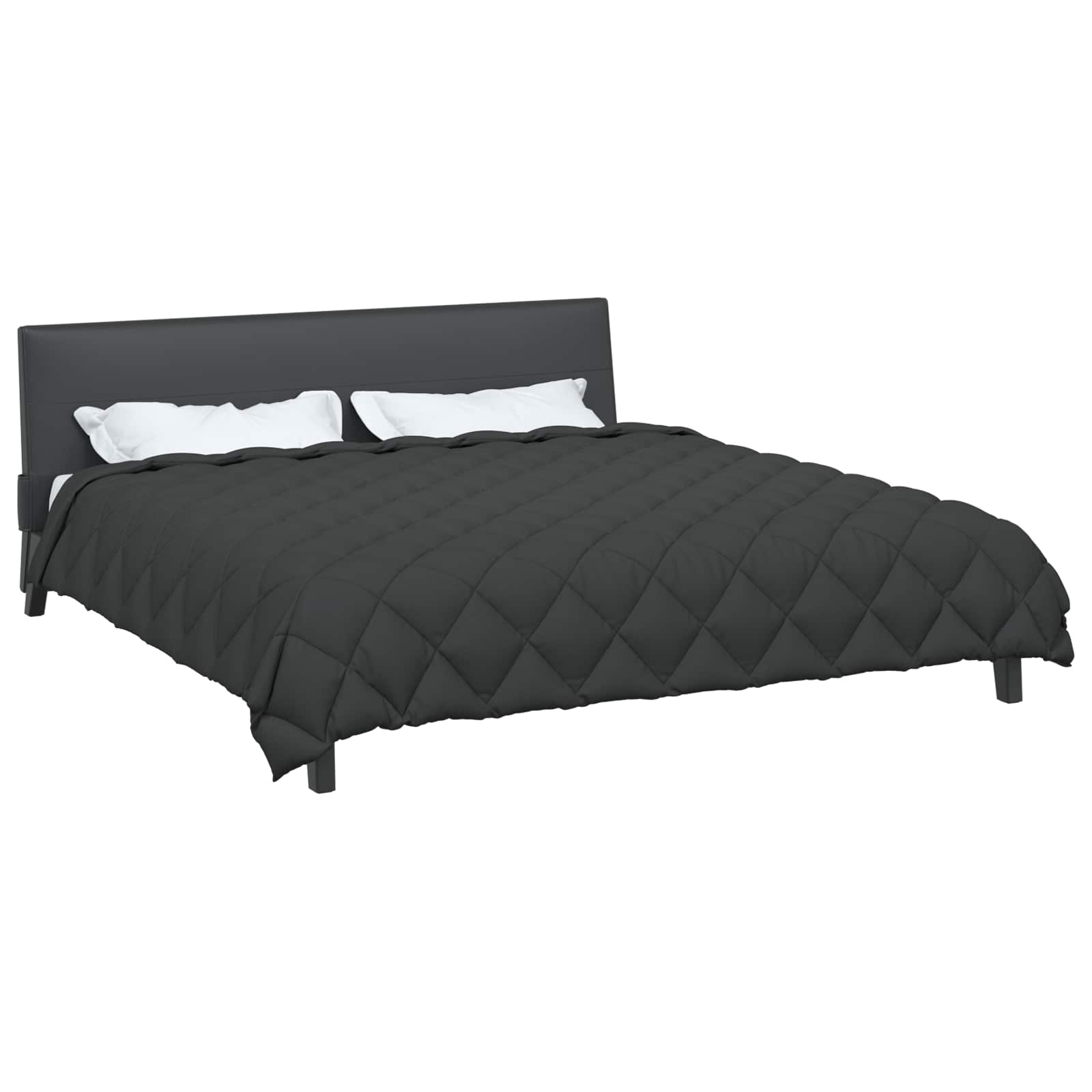Winterbettdecke Anthrazit 135 x 200 cm Mikrofaser