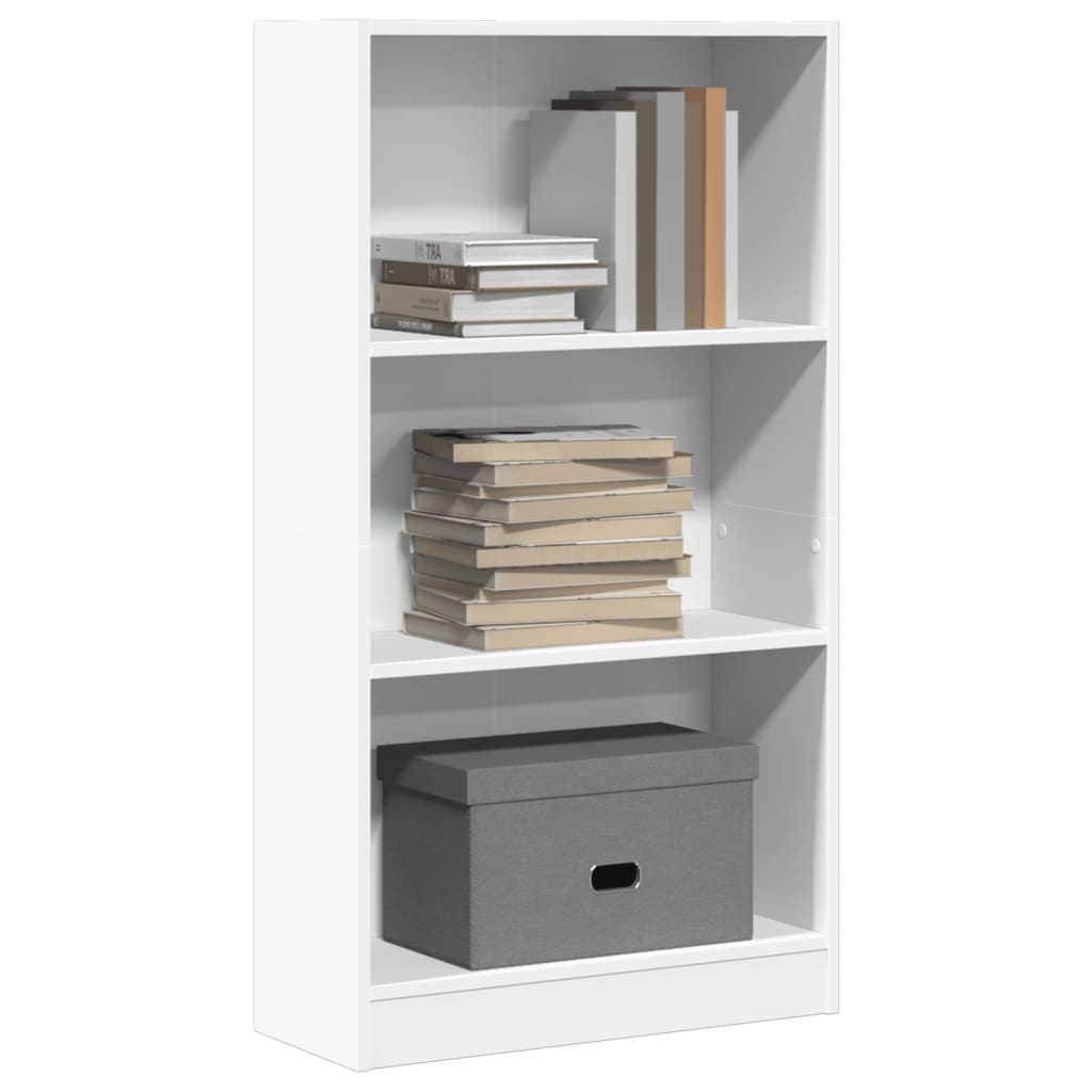 Bücherregal Weiß 40x24x75 cm Holzwerkstoff