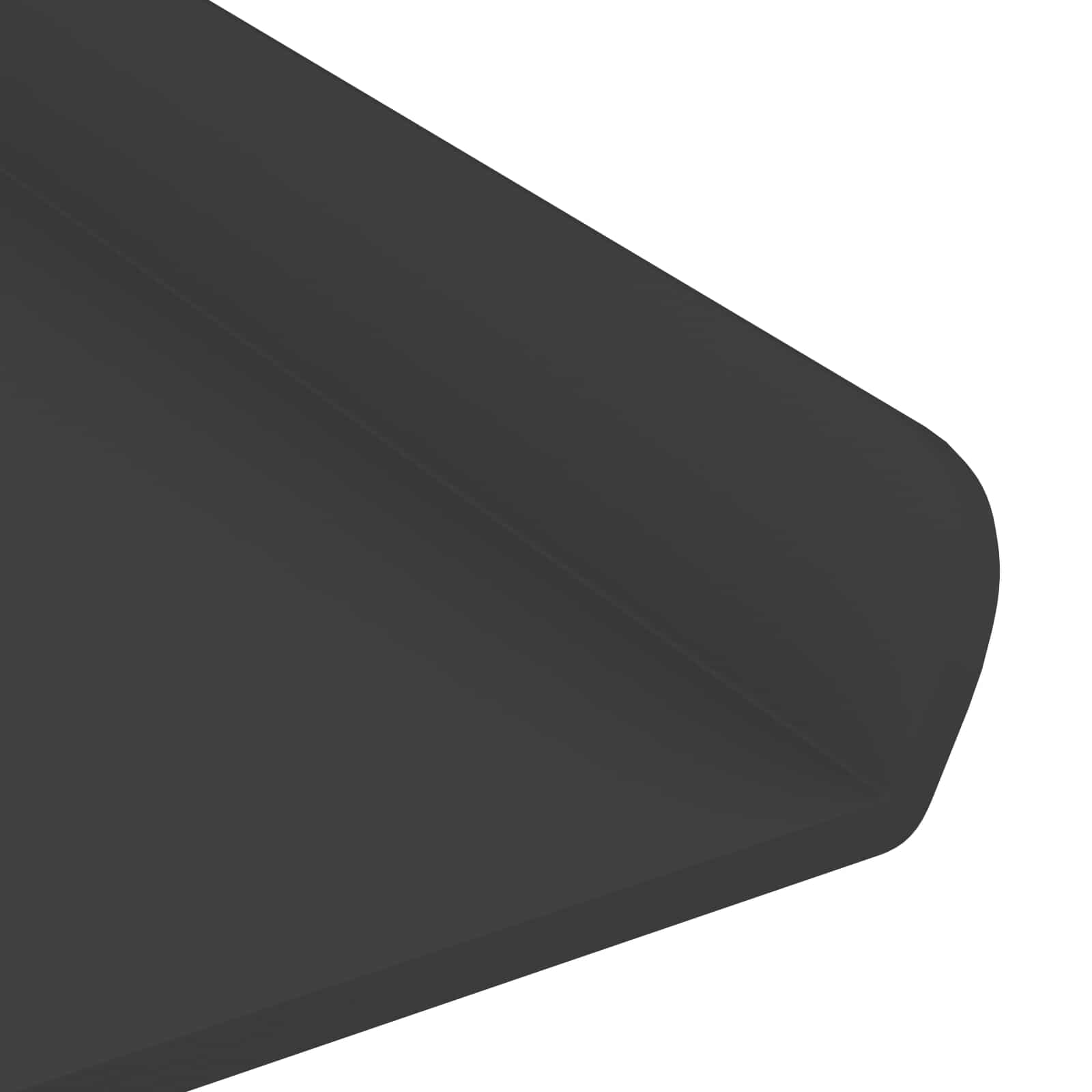 Schwebendes Regal 3 pcs Schwarz 40 x 9 x 2,5 cm Stahl
